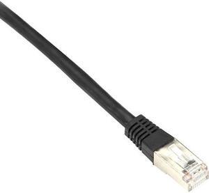 BLACK BOX EVNSL0272BK-0003 CAT6 250-MHZ MOLDED SLIMLINE STRANDED ETHERNET PATCH CABLE - SHIELDED (S/FTP), C