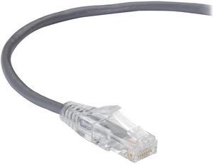 Black Box Slim-Net 2ft RJ-45 M/M Cat6 Patch UTP Network Cable Gray