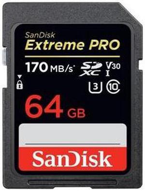 SanDisk 64GB Extreme PRO UHS-I SDXC Memory Card SDSDXXY-064G-ANCIN