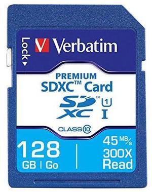 Verbatim 128GB Premium SDXC UHS-I Class 10 Memory Card