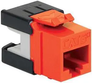 MODULE, CAT6A, HD, ORANGE