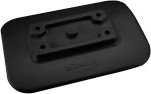 Scotty 341-BK Scotty 341-BK Glue-On Mount Pad f-Inflatable Boats - Black