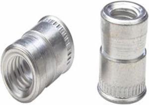 AETS-832, Atlas SpinTite AET Threaded Inserts, 8-32  Thread Size, 0.030 Inch - Up Material Thickness, Low PRO HD, Steel