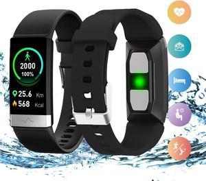 Activity Tracker SmartWatch w/ Heart Rate + Blood Pressure + Pedometer + Remote Shutter for SmartPhone