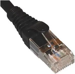 PATCH CORD, CAT 6A, FTP, 15 FT, BK