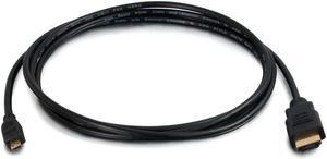 C2G 50616 4K UHD High Speed HDMI to Micro HDMI Cable (60Hz) with Ethernet for 4K Devices, Black (10 Feet, 3.04 Meters)