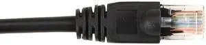 Black Box CAT6PC-004-BK Box Cat6 Value Line Patch Cable, Stranded, Black, 4-Ft. (1.2-M) - Category 6 For Network Device - 4 Ft - 1 X Rj-45 Male Network - 1 X Rj-45 Male Network - Black