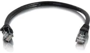 C2G 6in Cat6a Snagless Unshielded (UTP) Network Patch Ethernet Cable - Black
