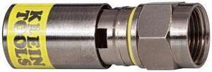 Klein Tools VDV812-612 Universal F Compression Connector - RG6/6Q (50-Pack)