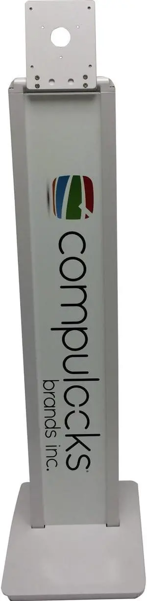 Compulocks BrandMe VESA Floor Stand White - Stand for tablet - aluminium - white - floor-standing