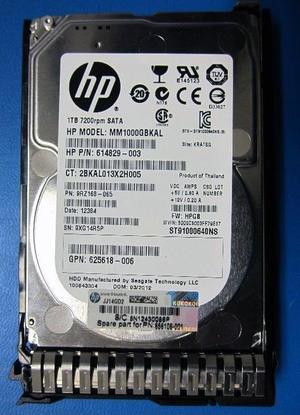 HPE 656108-001 1 TB Hard Drive - 2.5" Internal - SATA (SATA/600)
