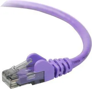 Belkin A3L980-01-PUR 1 ft. Cat 6 Network Ethernet Cable