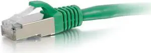 C2G 00830 Cat6 Cable - Snagless Shielded Ethernet Network Patch Cable, Green (6 Feet, 1.82 Meters)