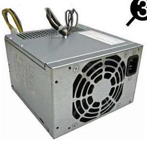 HP 613764-001 Power supply unit (PSU) Four 12VDC output connections, 320-Watts total power For Convertible Microtower