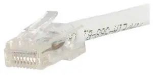 C2G 04234 Cat6 Cable - Non-Booted Unshielded Ethernet Network Patch Cable, White (3 Feet, 0.91 Meters)