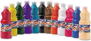 Prang Ready-to-Use Tempera Paint 12 Assorted Colors 16 oz 12/Pack 21696