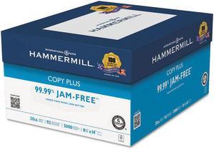 Hammermill Copy Plus Copy Paper 92 Brightness 20lb 8-1/2 x 14 White 5000 Sheets