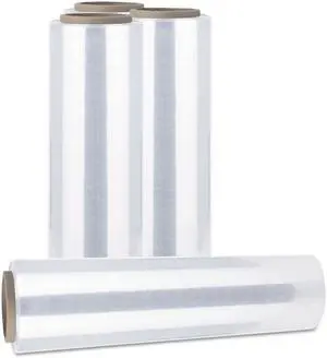 Innovera 401761 Handwrap Stretch Film, 12 Inch X 1500 Ft Roll, 20Mic (80-Gauge) , 4/Carton