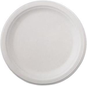 Classic Paper Dinnerware, Plate, 9 3/4" Dia, White, 125/Pack, 4 Packs/