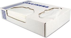 Heritage Low-Density Can Liners 20-30 gal 1.1 mil 30 x 36 Clear 250/Carton