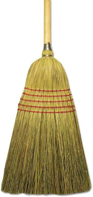 Boardwalk Corn/Fiber Lobby Brooms 53.5" Natural 6/Carton BR10004