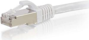 C2G 00918 Cat6 Cable - Snagless Shielded Ethernet Network Patch Cable, White (5 Feet, 1.52 Meters)