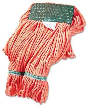 Super Loop Wet Mop Heads, Cotton/Synthetic, Medium Size, Orange BWK502OR