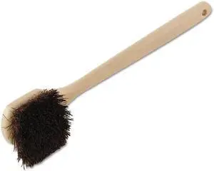 Boardwalk Palmyra Bristle Utility Brush Plastic 20" Tan Handle 4120