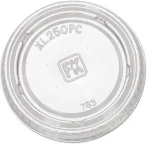 Clear Lids, Pet Fits1.5/2/2.5Oz Pc (20/125)