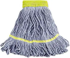 Boardwalk Super Loop Wet Mop Heads Cotton/Synthetic Small Size Blue 501BL