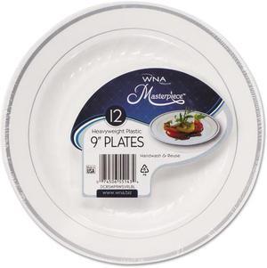 Wna Comet Masterpiece Plates 9" 10/PK White RSMP91210WSL
