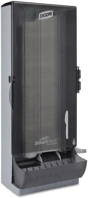 Dixie SSKPD120 Smartstock Utensil Dispenser, Knife, 10 Inch X 8.78 Inch X 24.75 Inch , Smoke