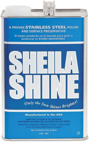 Sheila Shine Stainless Steel Cleaner & Polish 1 gal Can 4/Carton SSCA128