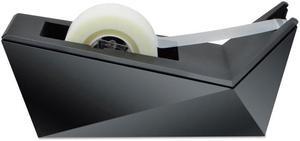 Scotch C17MB0 One-Handed Dispenser, With 3/4 X 500 Tape Roll, 1 Inch Core, Black