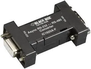 Black Box IC1625A-F Box Async Rs-232 To Rs-485 Interface Converter - 1 X Db-9 Rs-232 , 1 X Db-9 Rs-485