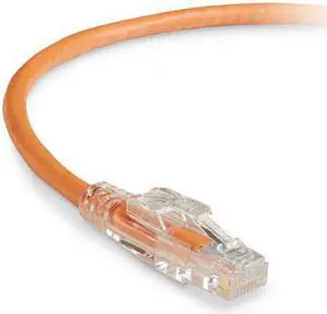 GigaTrue 3 CAT6 550-MHz Lockable Patch Cable (UTP), Orange, 20-ft. (6.0-m)