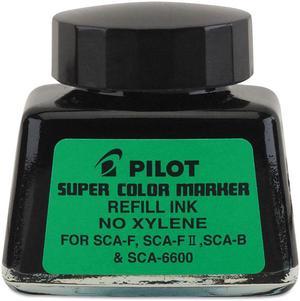 Pilot 43500 Jumbo Marker Refill Ink, For Permanent Markers, 1 Oz Ink Bottle, Black