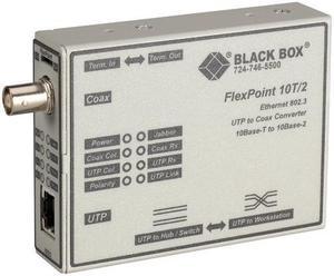 Black Box FlexPoint 10BASE-T to BNC Media Converter