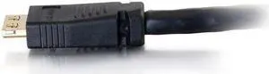 C2G 42529 4K UHD High Speed HDMI Cable (60Hz) with Gripping Connectors, CL2P-Plenum Rated, TAA Compliant, Black (25 Feet, 7.62 Meters)