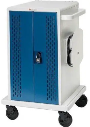 Bretford Core 36m - Lockable Handle - 5" Caster Size[s] - Steel - 25.3" Width X 26.5" Depth X 41.4" Height - Concrete, Topaz (core36msbp-cttz_25)
