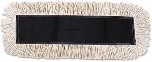 Boardwalk BWK1624 Disposable Dust Mop Head, Cotton/Synthetic, 24W X 5D, White
