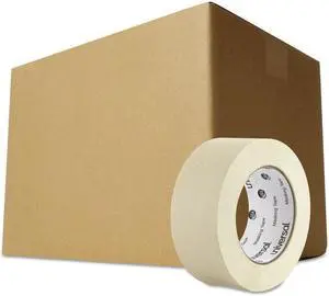 Universal UNV51302CT General Purpose Masking Tape, 48Mm X 54.8M, 3 Inch Core, 2/Pack, 12 Packs/Carton