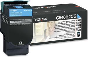 C540h2cg High-Yield Toner, 2000 Page-Yield, Cyan C540h2cg High-Yield Toner, 2000 Page-Yield, Cyan
