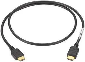 Black Box EVHDMI01T-002M Black Box HDMI to HDMI Cable, M/M, PVC, 2-m (6.5-ft.) - HDMI for Audio/Video Device, TV, Satellite Receiver - 6.56 ft - 1 x HDMI Male Digital Audio/Video - 1 x HDMI Male