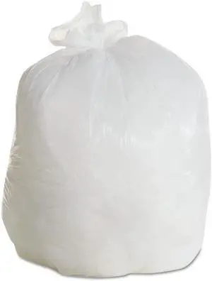 Boardwalk Low-Density Can Liners, 30Gal, .75Mil, 30W X 36H, White, 25/