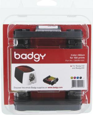 Evolis CBGR0100C Badgy100 & 200 Color Ribbon - Compatible With Badgy100 & 200 Printers Only