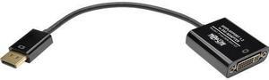 Tripp Lite DisplayPort to DVI Active Cable Adapter, DP 1.2, Converter for DP to DVI (M/F), 1920 x 1200/1080p, 6 in. (P134-06N-DVI-V2)