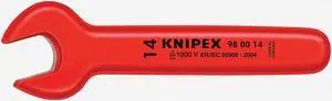 Knipex 98-00-17 Insulated Open End Wrench 17 mm