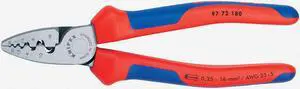 KNIPEX 97 72 180 7 1/4 in Crimper 23 to 5 AWG