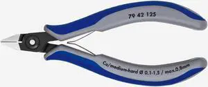 Knipex 79-42-125 Precision Electronics Diagonal Cutters Pointed Head - MultiGrip